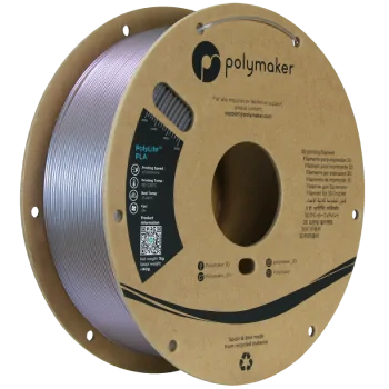 Polymaker PolyLite PLA Starlight : 3D-Druck Filament : 1,75 mm (1Kg) : Mercury Purple