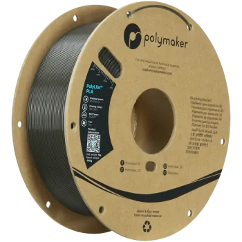 Polymaker PolyLite PLA : Filament d'impression 3D : 1,75 mm (1Kg) : Gris foncé Vert