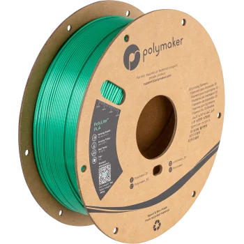 Polymaker PolyLite PLA | 3D-Druck Filament | 1,75 mm (1Kg) | Seidengrün