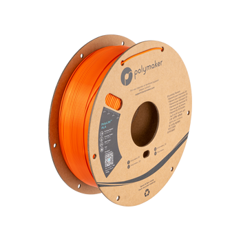 Polymaker PolyLite PLA : 3D Printing Filament : 1.75 mm (1Kg) : Silk Orange