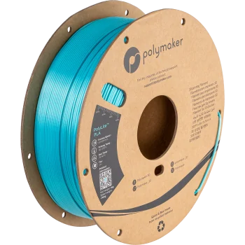 Polymaker PolyLite PLA : 3D-Druck Filament : 1.75 mm (1Kg) : Silk Light Blue