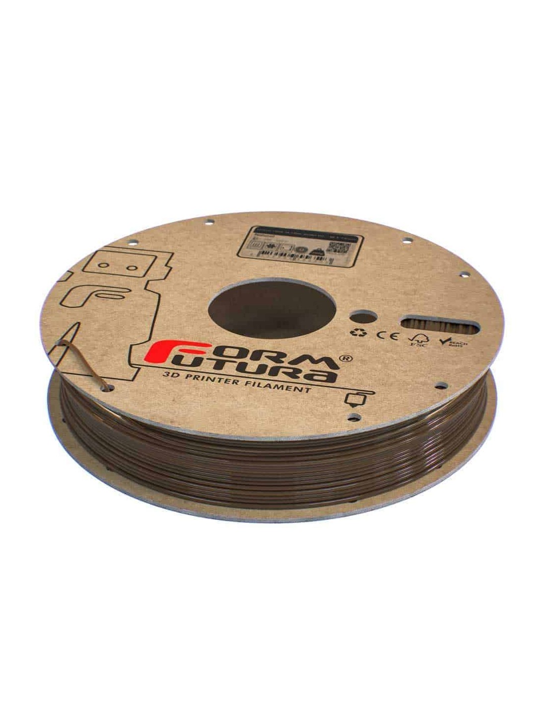 FormFutura LUVOCOM 3F PEKK 50082 | Filamento para impresión 3D | 1,75 mm (0,2Kg) | Natural