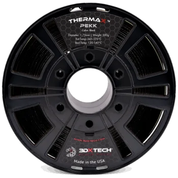 3DXTech ThermaX™ PEKK | 3D Printing Filament | 1.75 mm (0.5Kg) | Black