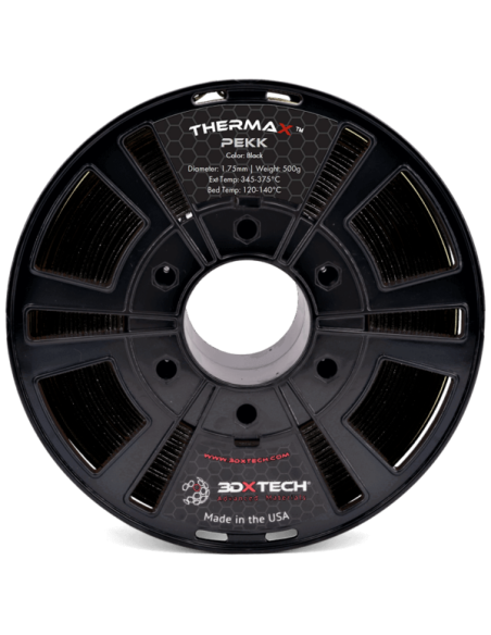 3DXTech ThermaX™ PEKK | 3D Printing Filament | 1.75 mm (0.5Kg) | Black