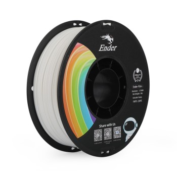 Creality Ender-PLA+ | Filamento para impresión 3D | 1,75mm (1Kg) | Blanco