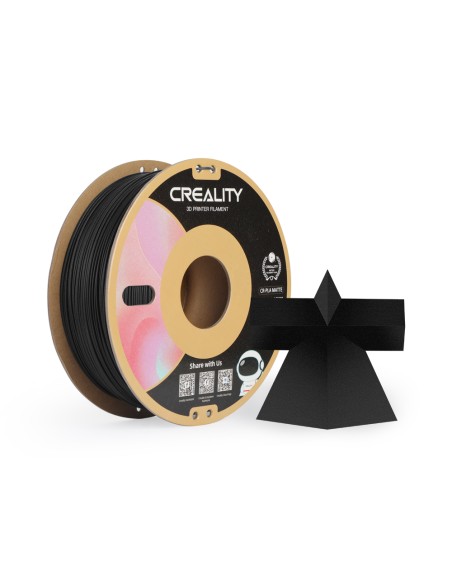 Creality CR-PLA Matte | Filamento para impresión 3D | 1,75mm (1Kg) | Negro