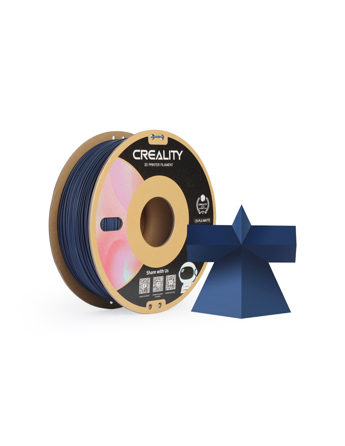 Creality CR-PLA Matte | Filamento para impresión 3D | 1,75mm (1Kg) | Azul