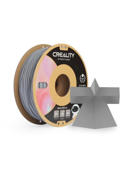 Creality CR-PLA Matte | Filamento para impresión 3D | 1,75mm (1Kg) | Gris