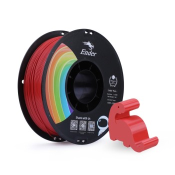 Creality Ender-PLA+ | Filamento para impresión 3D | 1,75mm (1Kg) | Rojo