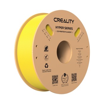 Creality Hyper PLA | Filamento para impresión 3D | 1,75mm (1Kg) | Amarillo