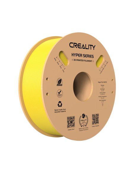 Creality Hyper PLA | Filamento para impresión 3D | 1,75mm (1Kg) | Amarillo