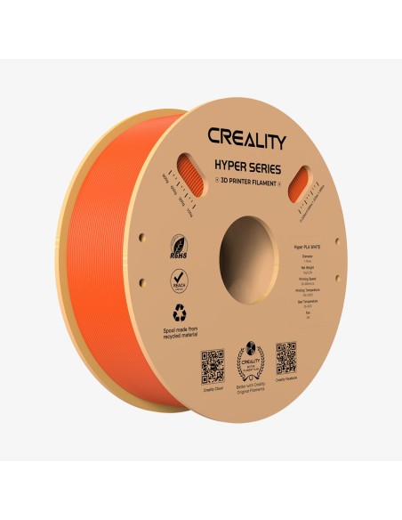 Creality Hyper PLA | Filamento para impresión 3D | 1,75mm (1Kg) | Naranja