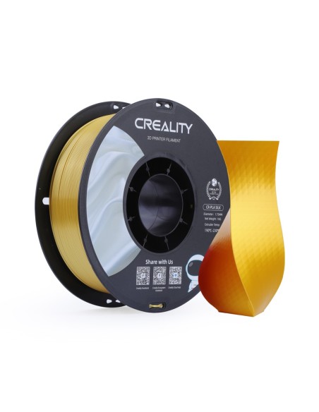 Creality CR-PLA Silk | Filamento para impresión 3D | 1,75mm (1Kg) | Oro