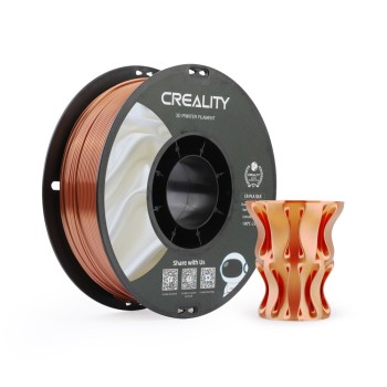 Creality CR-PLA Silk | Filamento para impresión 3D | 1,75mm (1Kg) | Rojo cobre