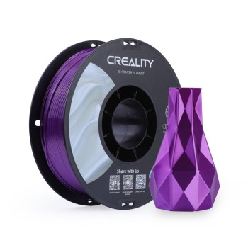 Creality CR-PLA Silk | Filamento para impresión 3D | 1,75mm (1Kg) | Morado