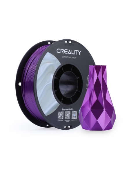 Creality CR-PLA Silk | Filamento para impresión 3D | 1,75mm (1Kg) | Morado