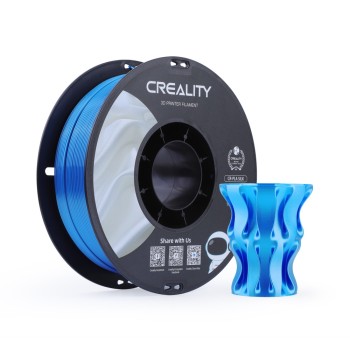 Creality CR-PLA Silk | Filamento para impresión 3D | 1,75mm (1Kg) | Azul