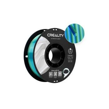 Creality CR-PLA Silk | Filamento para impresión 3D | 1,75mm (1Kg) | Azul verde