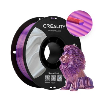 Creality CR-PLA Silk | Filamento para impresión 3D | 1,75mm (1Kg) | Rosa morado