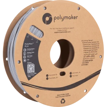 Polymaker PolyMax Tough PLA | Filamento para impresión 3D | 1,75mm (0,75Kg) | Gris