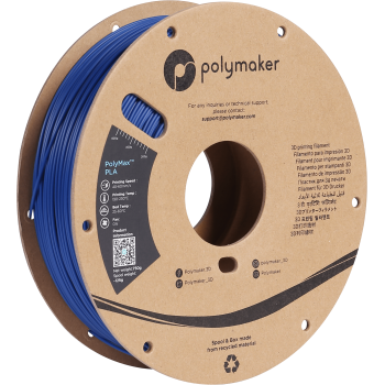 Polymaker PolyMax Tough PLA | Filamento para impresión 3D | 1,75mm (0,75Kg) | Azul