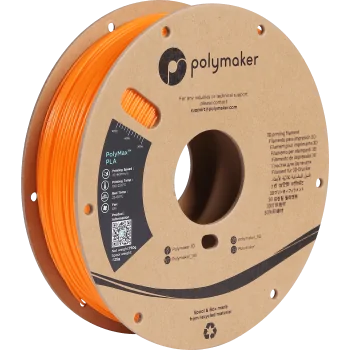 Polymaker PolyMax Tough PLA | Filamento para impresión 3D | 1,75mm (0,75Kg) | Naranja