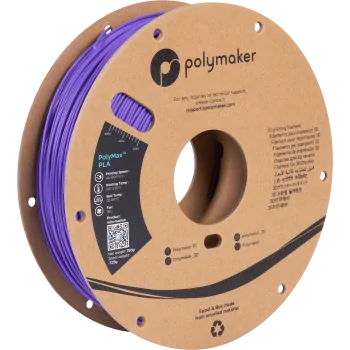 Polymaker PolyMax Tough PLA | Filamento para impressão 3D | 1,75mm (0,75Kg) | Roxo