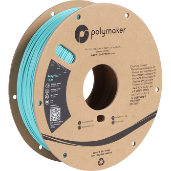 Polymaker PolyMax Tough PLA | Filamento para impresión 3D | 1,75mm (0,75Kg) | Verde azulado