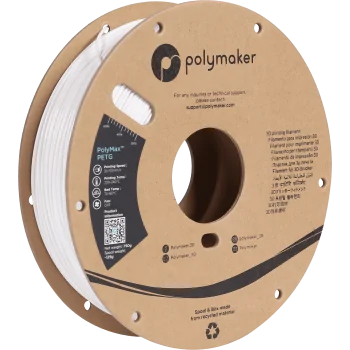 Polymaker PolyMax Tough PETG | Filamento para impresión 3D | 1,75mm (0,75Kg) | Blanco