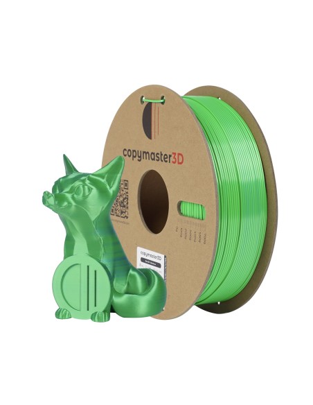 Copymaster3D Duo-Silk | Filamento para impresión 3D | 1,75mm (1Kg) | Verde