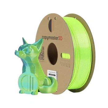 Copymaster3D Duo-Silk | 3D Druck Filament | 1,75mm (1Kg) | Blau Gelb