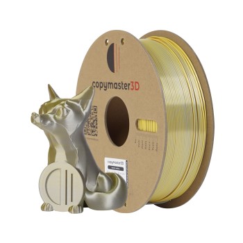 Copymaster3D Duo-Silk : 3D Druck Filament : 1,75mm (1Kg) : Vergoldet