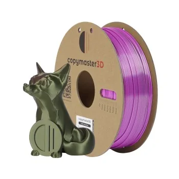 Copymaster3D Duo-Silk : Filament d'impression 3D : 1,75mm (1Kg) : Violet Bronze