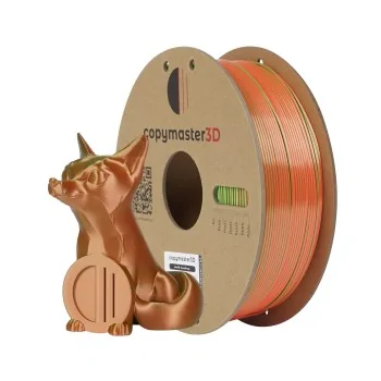 Copymaster3D Duo-Silk | 3D Printing Filament | 1,75mm (1Kg) | Greenish Orange