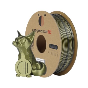 Copymaster3D Duo-Silk | Filamento para impressão 3D | 1,75mm (1Kg) | Amarelo escuro