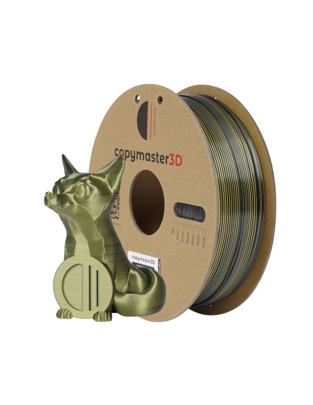 Copymaster3D Duo-Silk | Filamento para impresión 3D | 1,75mm (1Kg) | Amarillo oscuro