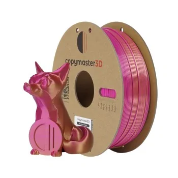 Copymaster3D Duo-Silk : 3D-Druck Filament : 1,75mm (1Kg) : Rosa Rot Gold