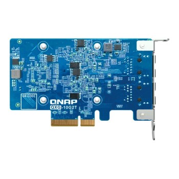 Placa de Rede Qnap QXG-10G2T | Porta Dupla 10GbE Base-T (RJ45)