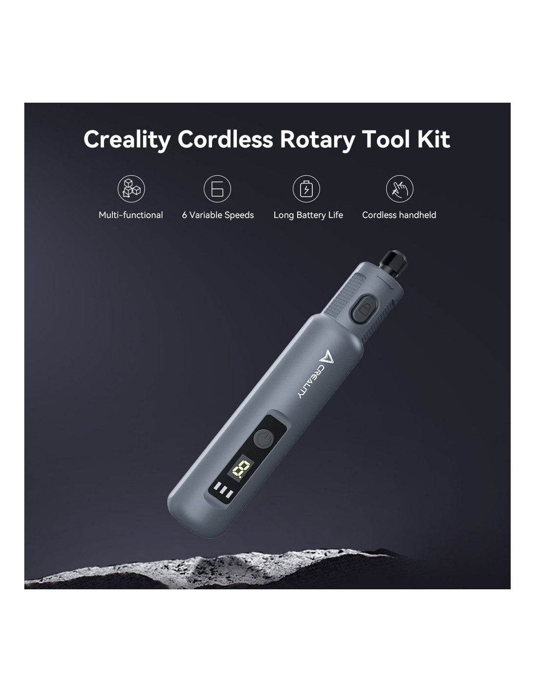 Kit de ferramentas rotativas sem fios Creality