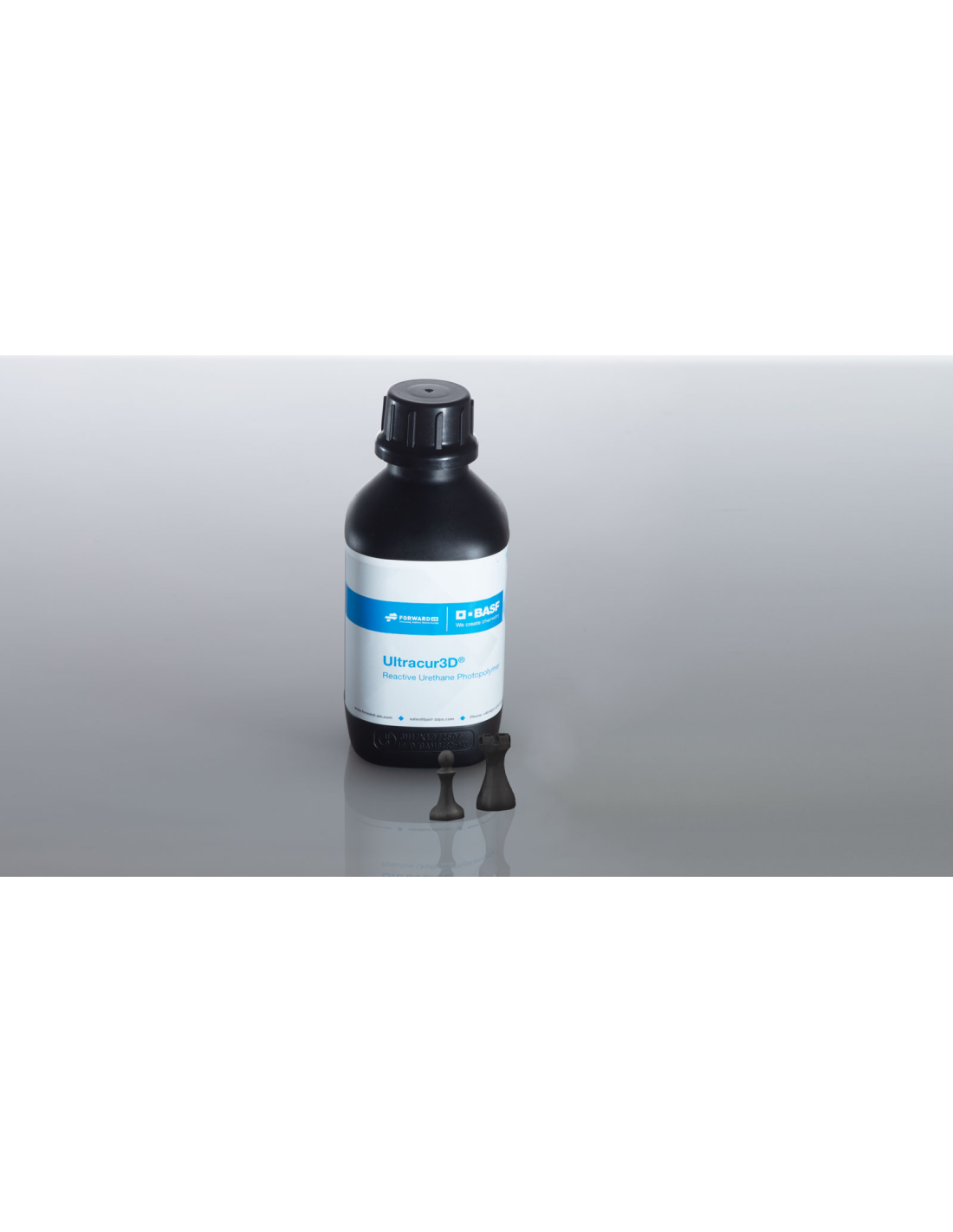BASF Ultracur3D farvesæt - 0,5 kg - Sort