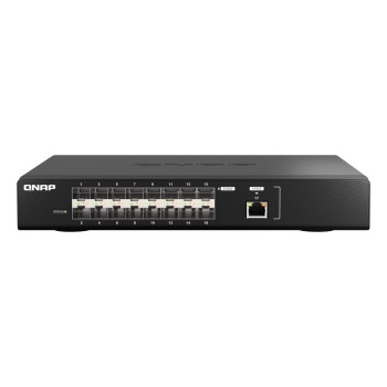 QSW-M5216-1T Gestionable, 17 Puertos: 16 SFP28 25GbE + 1 BASE-T 10GbE (RJ45)