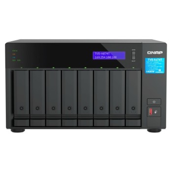TVS-h874T-i7-32G NAS 8 Bahías (M.2 NVMe x2) - Intel Core i7, 12 núcleos y 20 hilos, 32 GB SODIMM DDR4 (máx. 64 GB)