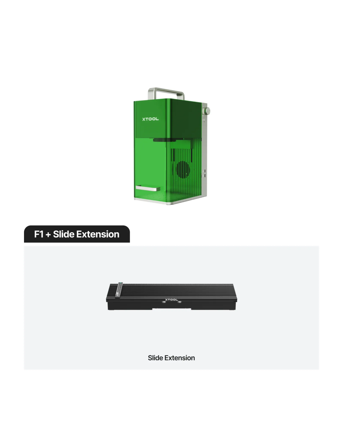 xTool F1 + Conveyor belt + laser engraver