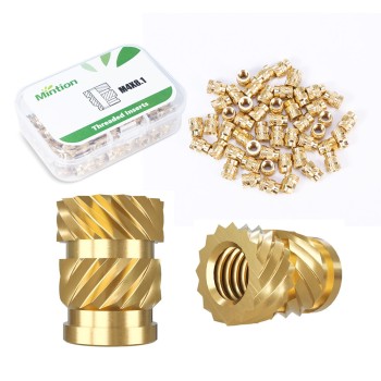 Mintion M4 x 8,1mm x 6,3mm Gewindeeinsatzsatz - 50 Stück