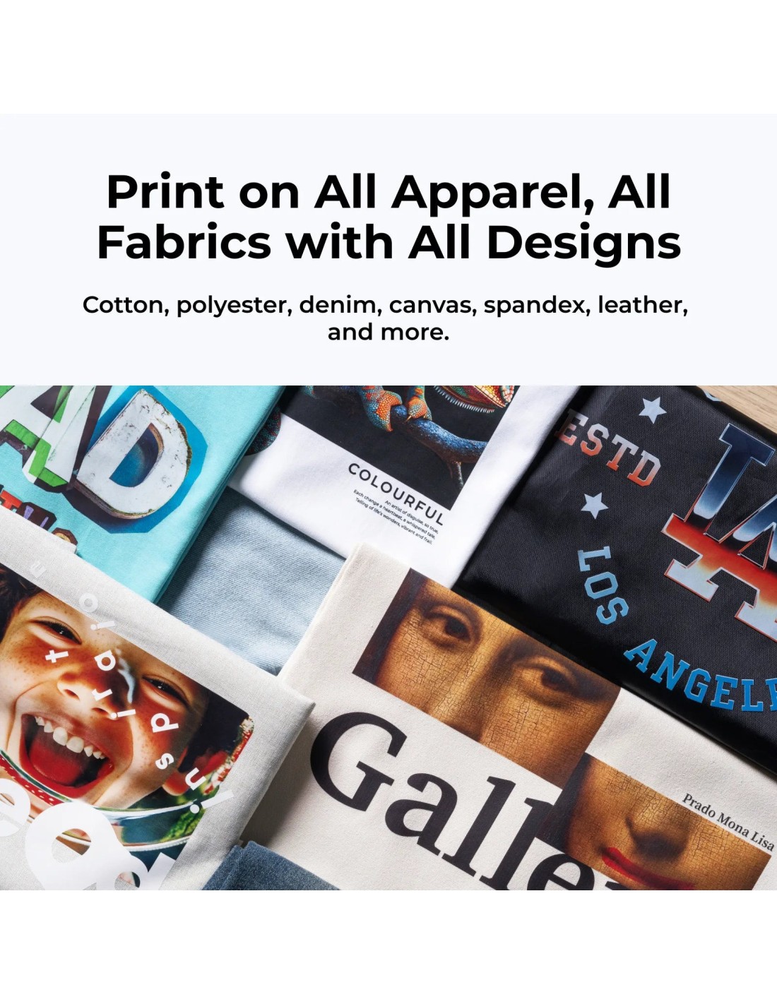 xTool Apparel Printer - Stand-alone: one-click DTF printer for effortless customization.