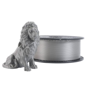 Prusa Prusament PLA  | Filamento para impresión 3D | 1,75 mm (1Kg) | Plata Galaxy